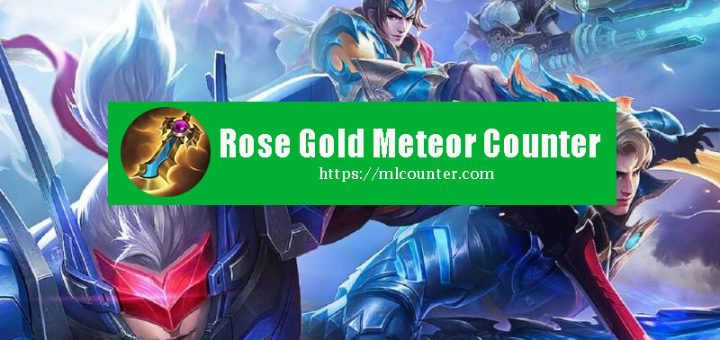 Rose Gold Meteor Counter Item